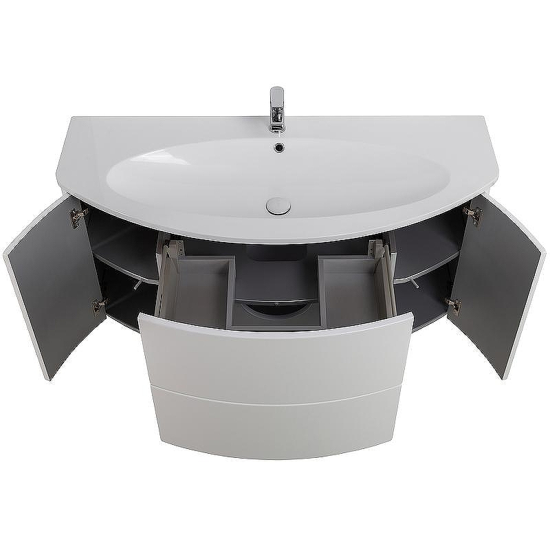 Тумба под раковину Cezares Eden 120 54861 подвесная Bianco Lucido, купить, цена, заказать, магазин, доставка, скидка, промокод, купить, цена, заказать, магазин, доставка, скидка, промокод