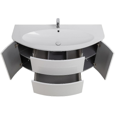 Тумба под раковину Cezares Eden 120 54861 подвесная Bianco Lucido