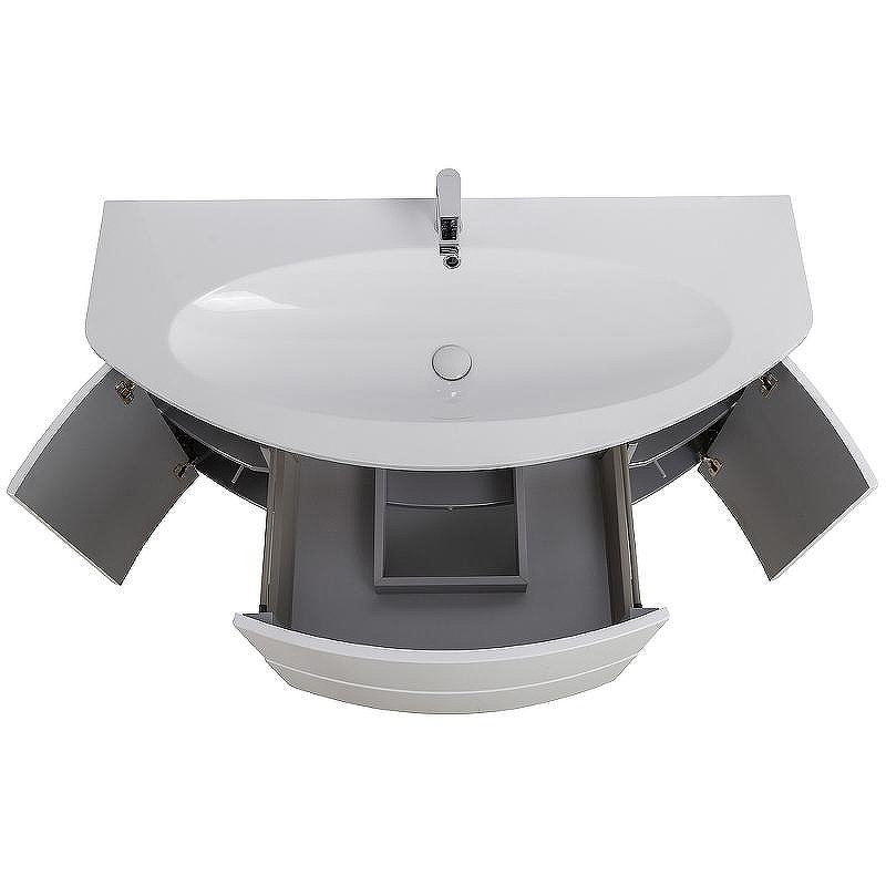 Тумба под раковину Cezares Eden 120 54861 подвесная Bianco Lucido, купить, цена, заказать, магазин, доставка, скидка, промокод, купить, цена, заказать, магазин, доставка, скидка, промокод