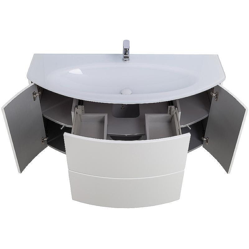 Тумба под раковину Cezares Eden 120 54861 подвесная Bianco Lucido, купить, цена, заказать, магазин, доставка, скидка, промокод, купить, цена, заказать, магазин, доставка, скидка, промокод