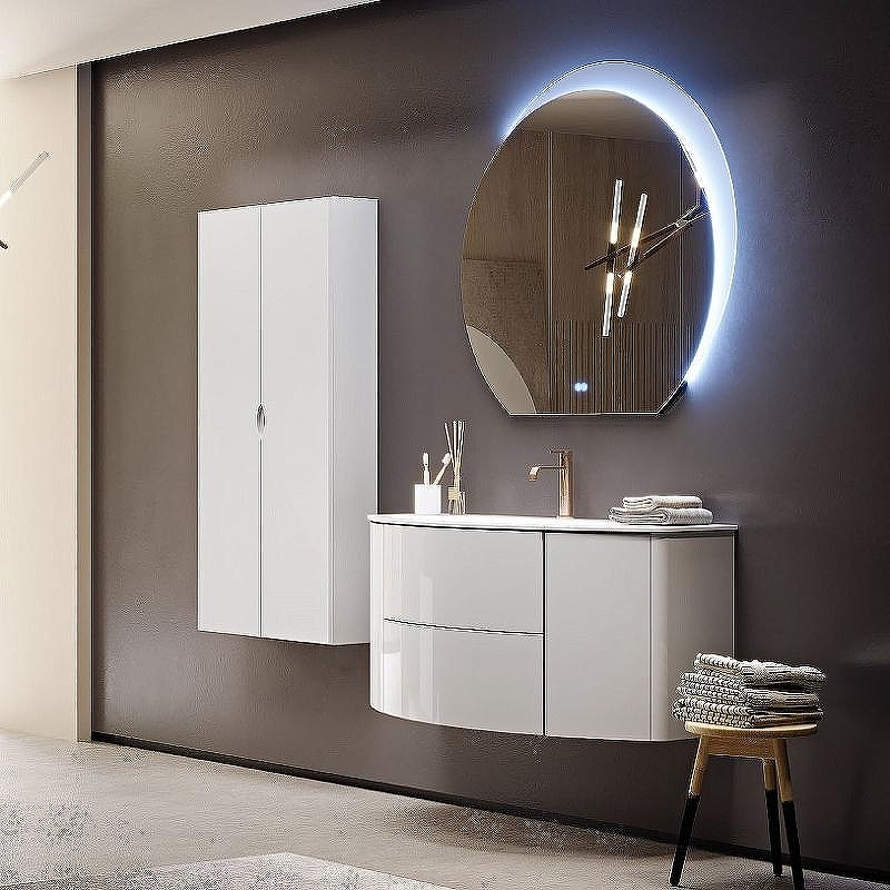 Тумба под раковину Cezares Eden 120 54861 подвесная Bianco Lucido, купить, цена, заказать, магазин, доставка, скидка, промокод, купить, цена, заказать, магазин, доставка, скидка, промокод