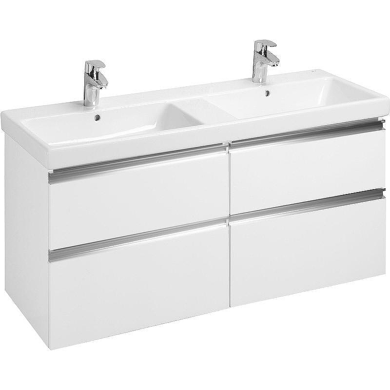 Тумба под раковину Roca The Gap 120 ZRU9307637 подвесная Белый глянец, купить, цена, заказать, магазин, доставка, скидка, промокод, купить, цена, заказать, магазин, доставка, скидка, промокод