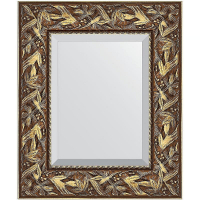 Зеркало Evoform Exclusive 59х49 BY 3363 с фацетом в багетной раме - Византия золото 99, купить, цена, заказать, магазин, доставка, скидка, промокод, купить, цена, заказать, магазин, доставка, скидка, промокод