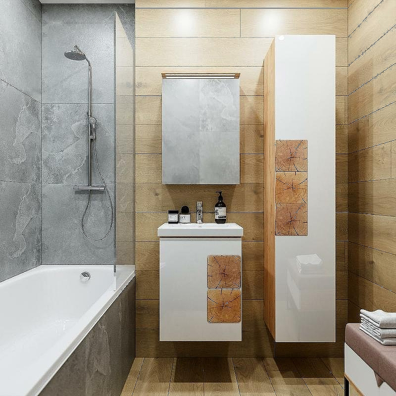 Тумба под раковину Бриклаер Форест 50 4627125416743 подвесная Дуб золотой Белый глянец, купить, цена, заказать, магазин, доставка, скидка, промокод, купить, цена, заказать, магазин, доставка, скидка, промокод