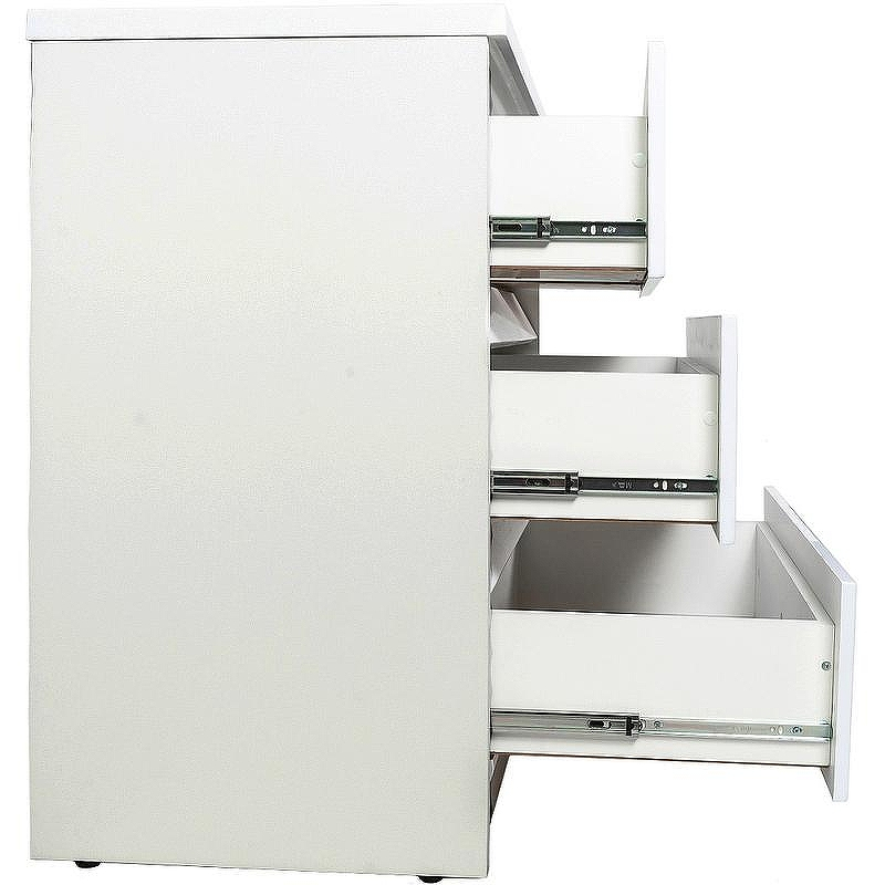 Тумба с раковиной Orange Sistema 130 L ST-70TUW+RAL Белая глянцевая, купить, цена, заказать, магазин, доставка, скидка, промокод, купить, цена, заказать, магазин, доставка, скидка, промокод