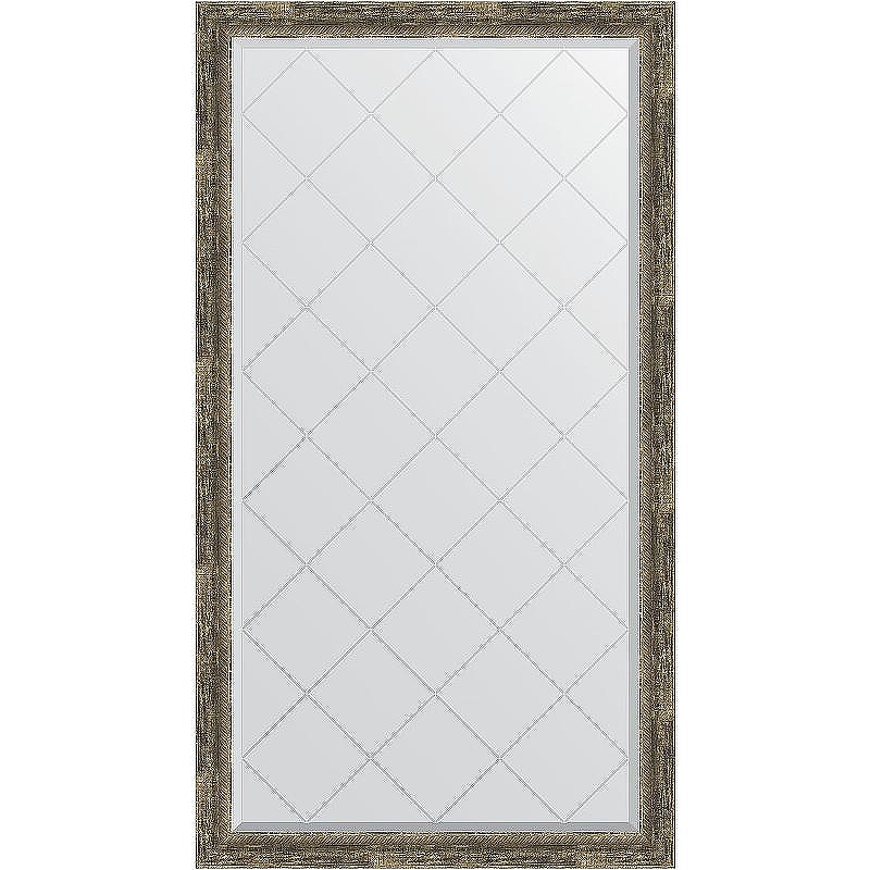 Зеркало Evoform Exclusive-G 168х93 BY 4393 с гравировкой в багетной раме - Старое дерево с плетением 70, купить, цена, заказать, магазин, доставка, скидка, промокод, купить, цена, заказать, магазин, доставка, скидка, промокод