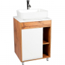 Тумба под раковину VIANT Бостон 65 VBOS65N-T1ST Белая Дуб Вотан, купить, цена, заказать, магазин, доставка, скидка, промокод, купить, цена, заказать, магазин, доставка, скидка, промокод
