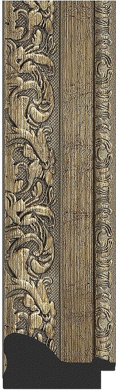 Зеркало Evoform Exclusive Floor 200х80 BY 6115 с фацетом в багетной раме - Виньетка античная латунь 85, купить, цена, заказать, магазин, доставка, скидка, промокод, купить, цена, заказать, магазин, доставка, скидка, промокод