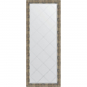 Зеркало Evoform Exclusive-G Floor 198х78 BY 6307 с гравировкой в багетной раме - Серебряный бамбук 73, купить, цена, заказать, магазин, доставка, скидка, промокод, купить, цена, заказать, магазин, доставка, скидка, промокод