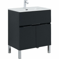 Тумба под раковину Aquanet Алвита New 70 303900 Антрацит, купить, цена, заказать, магазин, доставка, скидка, промокод, купить, цена, заказать, магазин, доставка, скидка, промокод