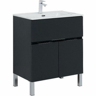 Тумба под раковину Aquanet Алвита New 70 303900 Антрацит