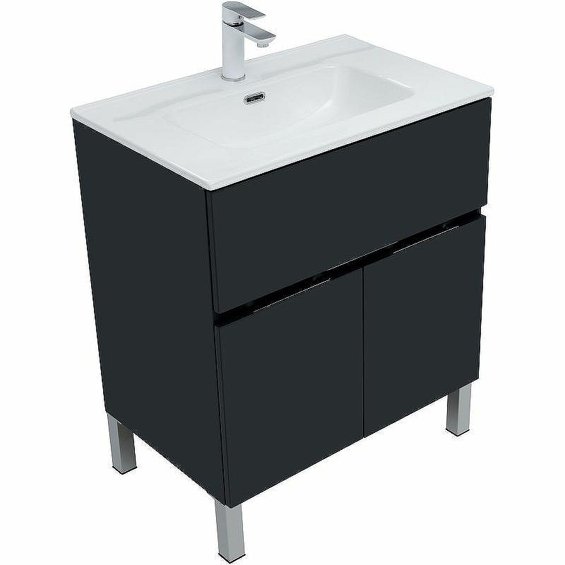 Тумба под раковину Aquanet Алвита New 70 303900 Антрацит, купить, цена, заказать, магазин, доставка, скидка, промокод, купить, цена, заказать, магазин, доставка, скидка, промокод