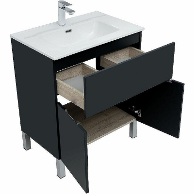 Тумба под раковину Aquanet Алвита New 70 303900 Антрацит