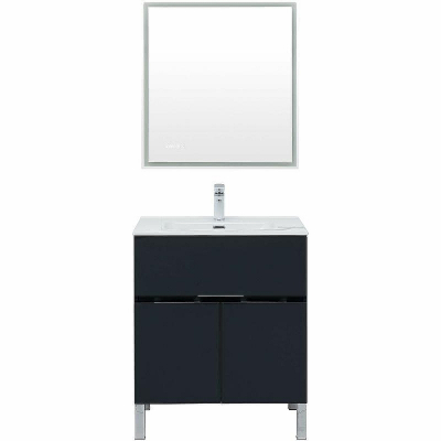 Тумба под раковину Aquanet Алвита New 70 303900 Антрацит