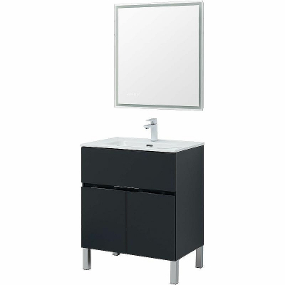 Тумба под раковину Aquanet Алвита New 70 303900 Антрацит