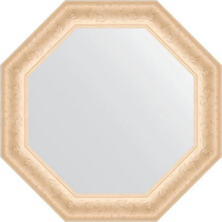 Зеркало Evoform Octagon 65х65 BY 3770 в багетной раме - Старый гипс 82, купить, цена, заказать, магазин, доставка, скидка, промокод, купить, цена, заказать, магазин, доставка, скидка, промокод