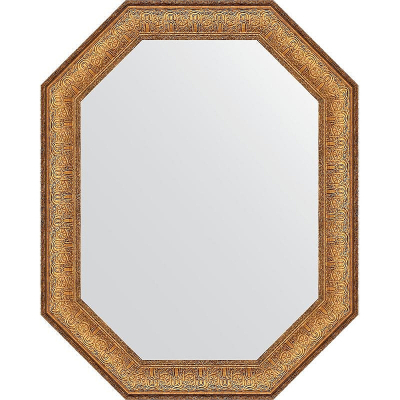 Зеркало Evoform Octagon 73x93 BY 7132 в багетной раме - Медный эльдорадо 73
