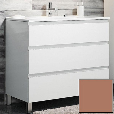 Тумба с раковиной SanVit Авеню-3 120 kavenu3120 в цвете Ral Капучино