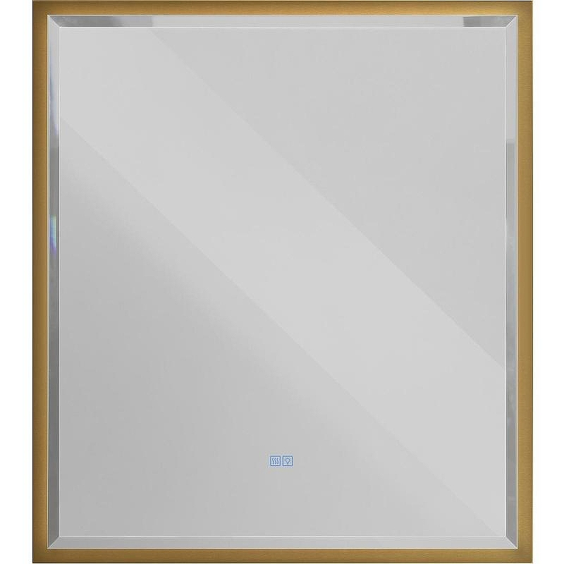 Зеркало Cezares Interni 100 CZR-SPC-INT-1000-900-LED-TCH-WARM-BORO с подсветкой Брашированное золото с сенсорным выключателем и подогревом, купить, цена, заказать, магазин, доставка, скидка, промокод, купить, цена, заказать, магазин, доставка, скидка, промокод