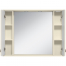 Зеркало со шкафом Misty Лувр 105 П-Лвр03105-10142Ш с подсветкой Слоновая кость, купить, цена, заказать, магазин, доставка, скидка, промокод, купить, цена, заказать, магазин, доставка, скидка, промокод