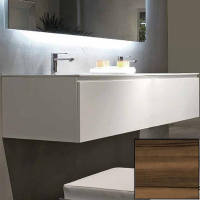 Тумба с раковиной SanVit Флай 75 kfly2075 с фактурой под дерево подвесная Кедр, купить, цена, заказать, магазин, доставка, скидка, промокод, купить, цена, заказать, магазин, доставка, скидка, промокод