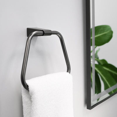 Зеркало Fixsen Led 80х60 FX-2080F с подсветкой Графит с сенсорным выключателем и диммером