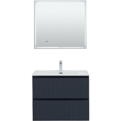 Тумба под раковину Aquanet Джейн 80 335429 подвесная Маренго