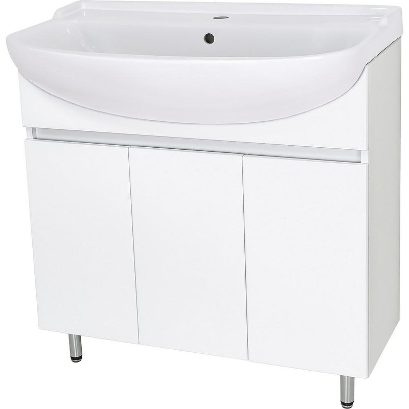 Тумба с раковиной Misty Амур 70 УТ000009553 Белая, купить, цена, заказать, магазин, доставка, скидка, промокод, купить, цена, заказать, магазин, доставка, скидка, промокод