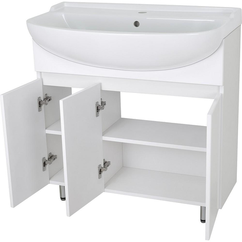 Тумба с раковиной Misty Амур 70 УТ000009553 Белая, купить, цена, заказать, магазин, доставка, скидка, промокод, купить, цена, заказать, магазин, доставка, скидка, промокод