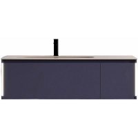 Тумба с раковиной Black&White Universe U945.1200 120 9451200 подвесная Dark Blue, купить, цена, заказать, магазин, доставка, скидка, промокод, купить, цена, заказать, магазин, доставка, скидка, промокод