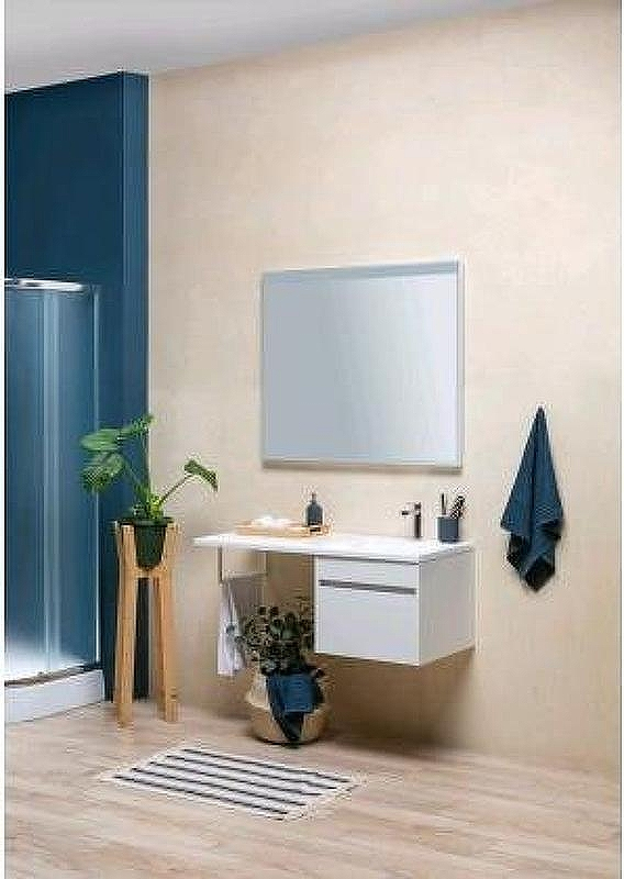 Тумба под раковину Aquanet Токио 130 236917 подвесная Белая, купить, цена, заказать, магазин, доставка, скидка, промокод, купить, цена, заказать, магазин, доставка, скидка, промокод