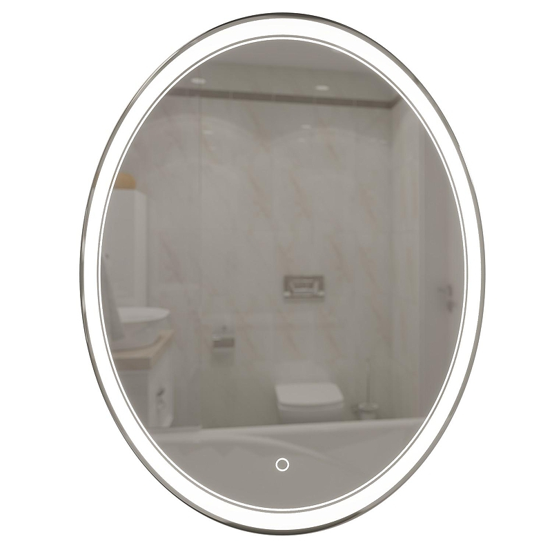 Зеркало Mixline Норма-Лайт 60 550407 с подсветкой с сенсорным выключателем, купить, цена, заказать, магазин, доставка, скидка, промокод, купить, цена, заказать, магазин, доставка, скидка, промокод