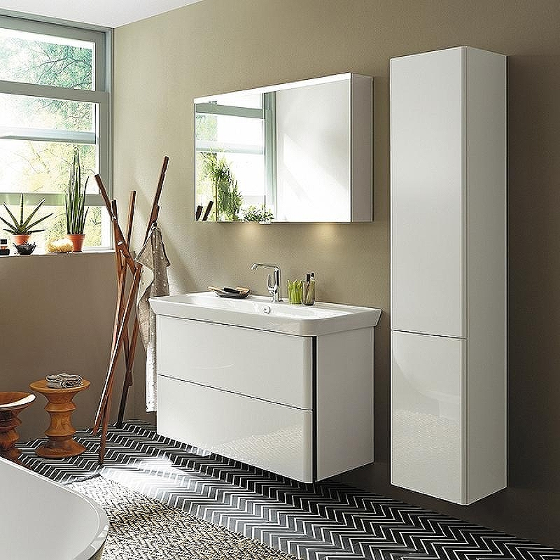 Шкаф пенал Burgbad Iveo 35 R HSIG035RF2833G0161 с бельевой корзиной подвесной Белый глянцевый, купить, цена, заказать, магазин, доставка, скидка, промокод, купить, цена, заказать, магазин, доставка, скидка, промокод