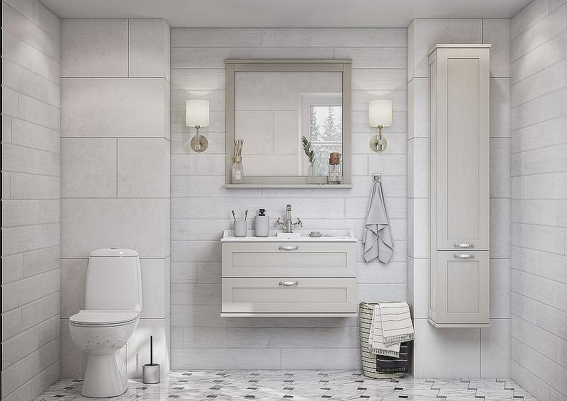 Зеркало Aquaton Леон 80 1A186402LBPS0 Дуб белый, купить, цена, заказать, магазин, доставка, скидка, промокод, купить, цена, заказать, магазин, доставка, скидка, промокод