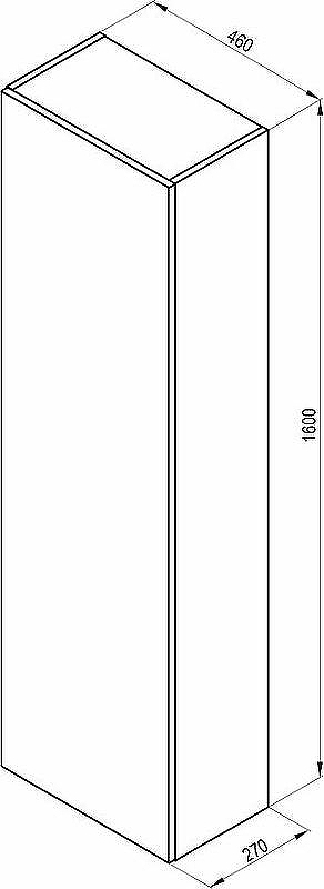 Шкаф пенал Ravak SB Formy 46 L X000001039 подвесной Дуб, купить, цена, заказать, магазин, доставка, скидка, промокод, купить, цена, заказать, магазин, доставка, скидка, промокод