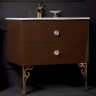 Тумба под раковину Boheme Armadi Art NeoArt 80 830-080-DB подвесная Dark Brown, купить, цена, заказать, магазин, доставка, скидка, промокод, купить, цена, заказать, магазин, доставка, скидка, промокод