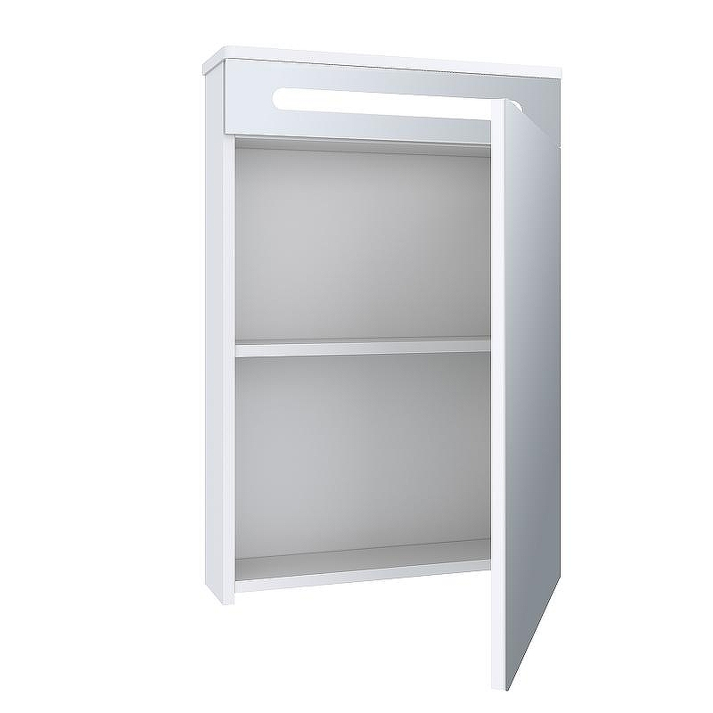 Зеркальный шкаф Runo Парма 50 R 00-00001128 с подсветкой Белый, купить, цена, заказать, магазин, доставка, скидка, промокод, купить, цена, заказать, магазин, доставка, скидка, промокод