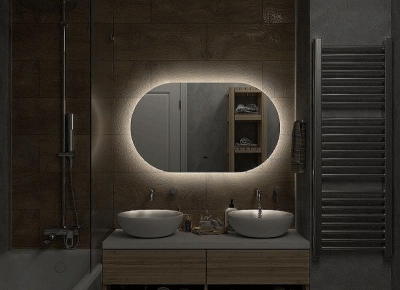 Зеркало Art&Max Torino AM-Tor-1000-600-DS-F с подсветкой с бесконтактным выключателем