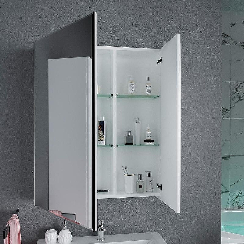 Зеркальный шкаф 1MarKa Соната 75 Белый глянцевый, купить, цена, заказать, магазин, доставка, скидка, промокод, купить, цена, заказать, магазин, доставка, скидка, промокод