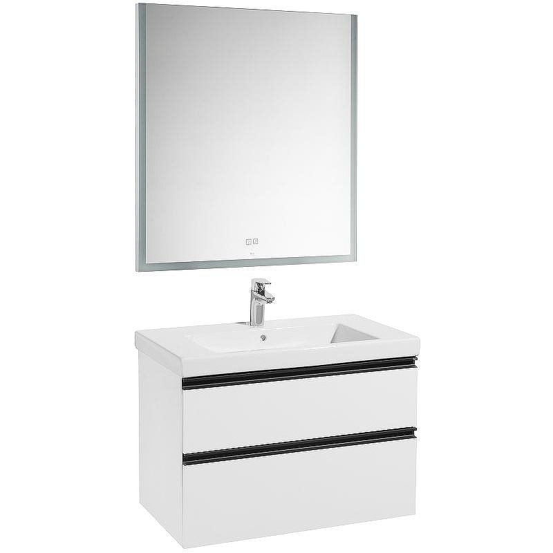 Тумба под раковину Roca Domi 80 A857459806 подвесная Белый глянец, купить, цена, заказать, магазин, доставка, скидка, промокод, купить, цена, заказать, магазин, доставка, скидка, промокод