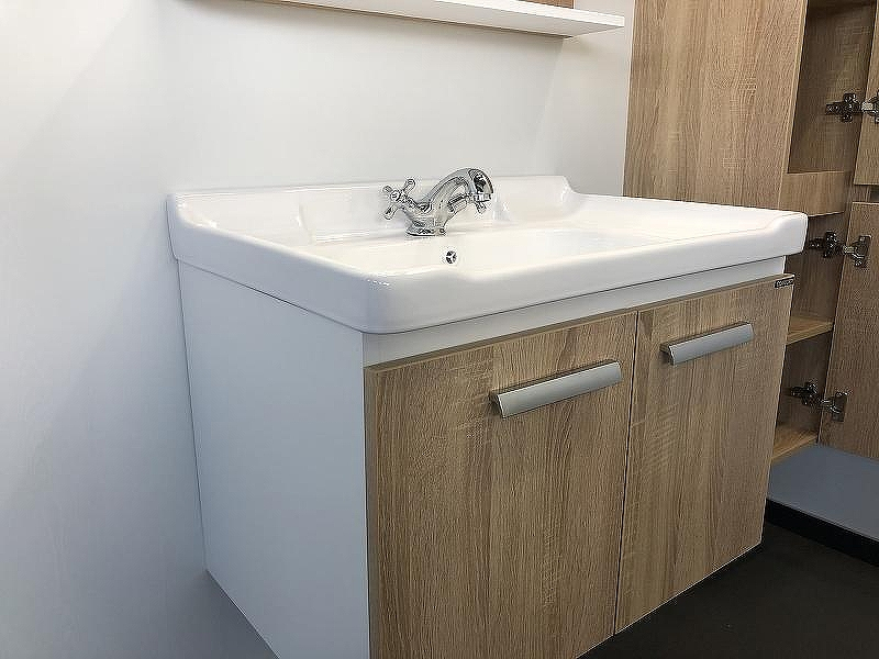 Тумба с раковиной Comforty Рига 70 00004142215 подвесная Дуб сонома, купить, цена, заказать, магазин, доставка, скидка, промокод, купить, цена, заказать, магазин, доставка, скидка, промокод