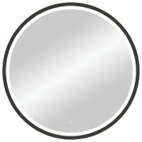 Зеркало Континент Style D 800 ЗЛП2254 с подсветкой Черное с сенсорным выключателем, купить, цена, заказать, магазин, доставка, скидка, промокод, купить, цена, заказать, магазин, доставка, скидка, промокод