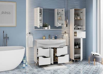 Тумба под раковину Onika ВЕРОНЭЛЛА 105.16 110508 Белая