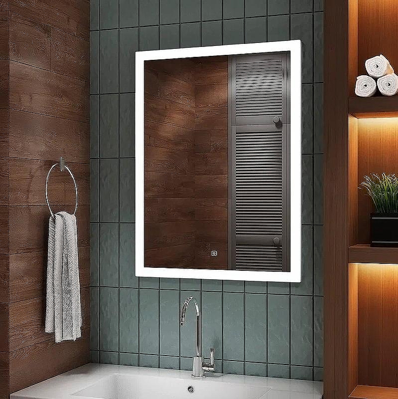 Зеркало Континент Sevilla 700х900 ЗЛП2239 с подсветкой с сенсорным выключателем, купить, цена, заказать, магазин, доставка, скидка, промокод, купить, цена, заказать, магазин, доставка, скидка, промокод