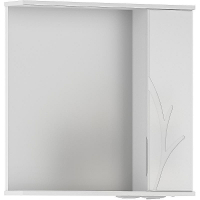 Зеркало со шкафом Volna Adel 70 R zsADEL70.R-01 с подсветкой Белое, купить, цена, заказать, магазин, доставка, скидка, промокод, купить, цена, заказать, магазин, доставка, скидка, промокод