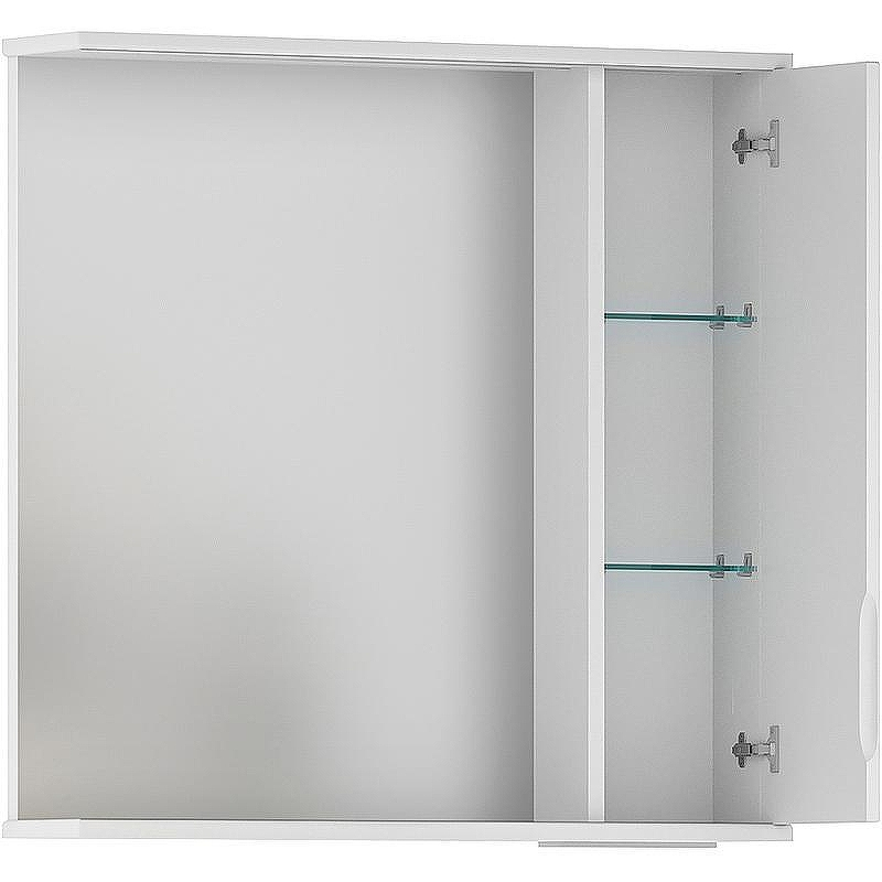 Зеркало со шкафом Volna Adel 70 R zsADEL70.R-01 с подсветкой Белое, купить, цена, заказать, магазин, доставка, скидка, промокод, купить, цена, заказать, магазин, доставка, скидка, промокод