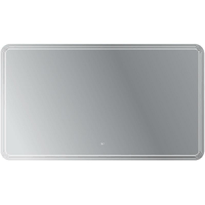 Зеркало Cezares Duet 140 CZR-SPC-DUET-1400-800-LED-TCH с подсветкой с лазерной гравировкой и сенсорным выключателем