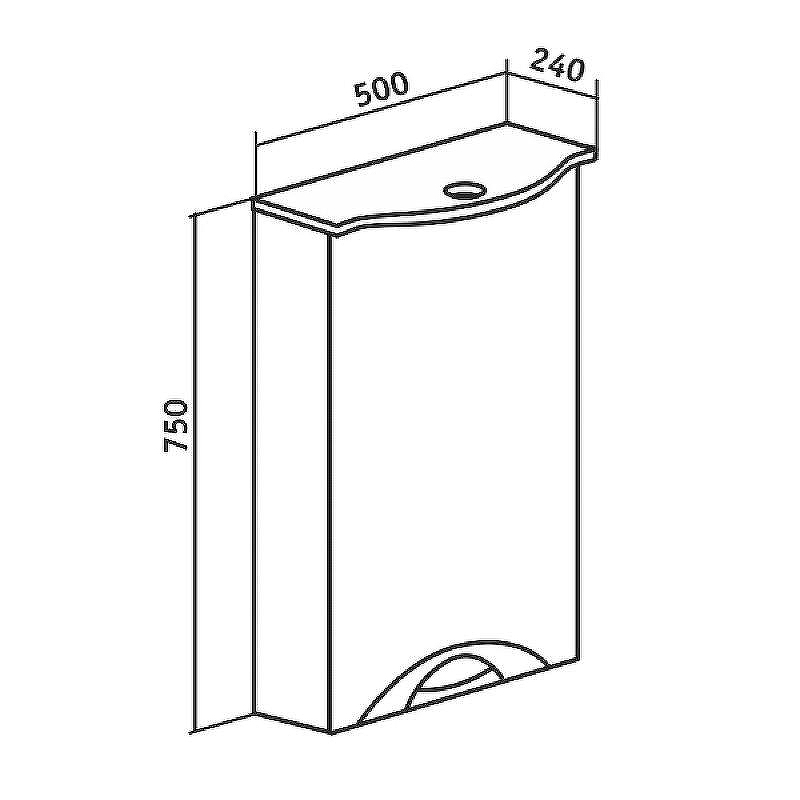 Зеркальный шкаф Runo Ибица 50 R 00000001075 с подсветкой Белый, купить, цена, заказать, магазин, доставка, скидка, промокод, купить, цена, заказать, магазин, доставка, скидка, промокод