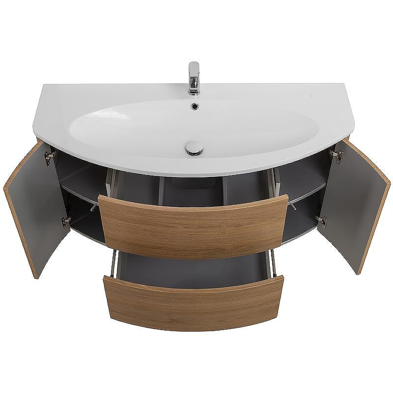 Тумба под раковину Cezares Eden 120 54842 подвесная Rovere Tabacco, купить, цена, заказать, магазин, доставка, скидка, промокод, купить, цена, заказать, магазин, доставка, скидка, промокод