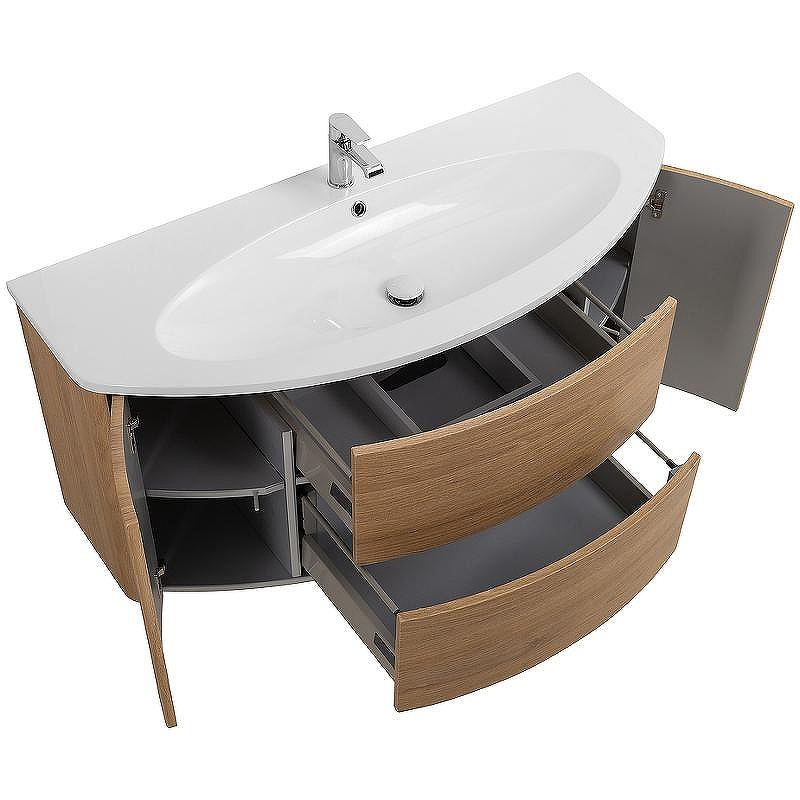 Тумба под раковину Cezares Eden 120 54842 подвесная Rovere Tabacco, купить, цена, заказать, магазин, доставка, скидка, промокод, купить, цена, заказать, магазин, доставка, скидка, промокод